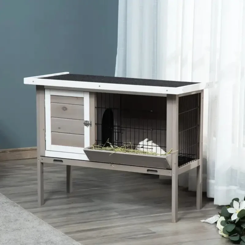 Cage Lapin Gris